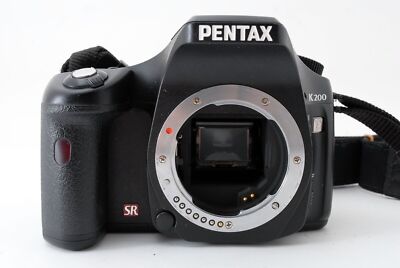 Pentax K200D 10.2MP Digital SLR Camera - Black | eBay