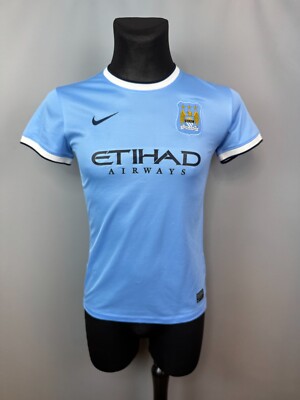 MANCHESTER CITY 2013 2014 HOME SHIRT FOOTBALL SOCCER JERSEY NIKE