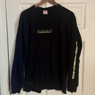 Supreme 1994 Long Sleeve T-shirt Men Size L Black FW18 | eBay
