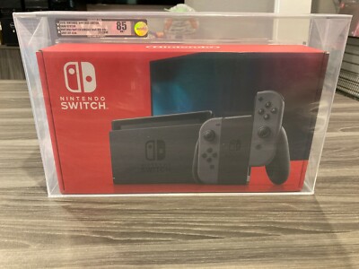 Nintendo Switch Gray Joy-Con Edition Console, New, Graded VGA 85