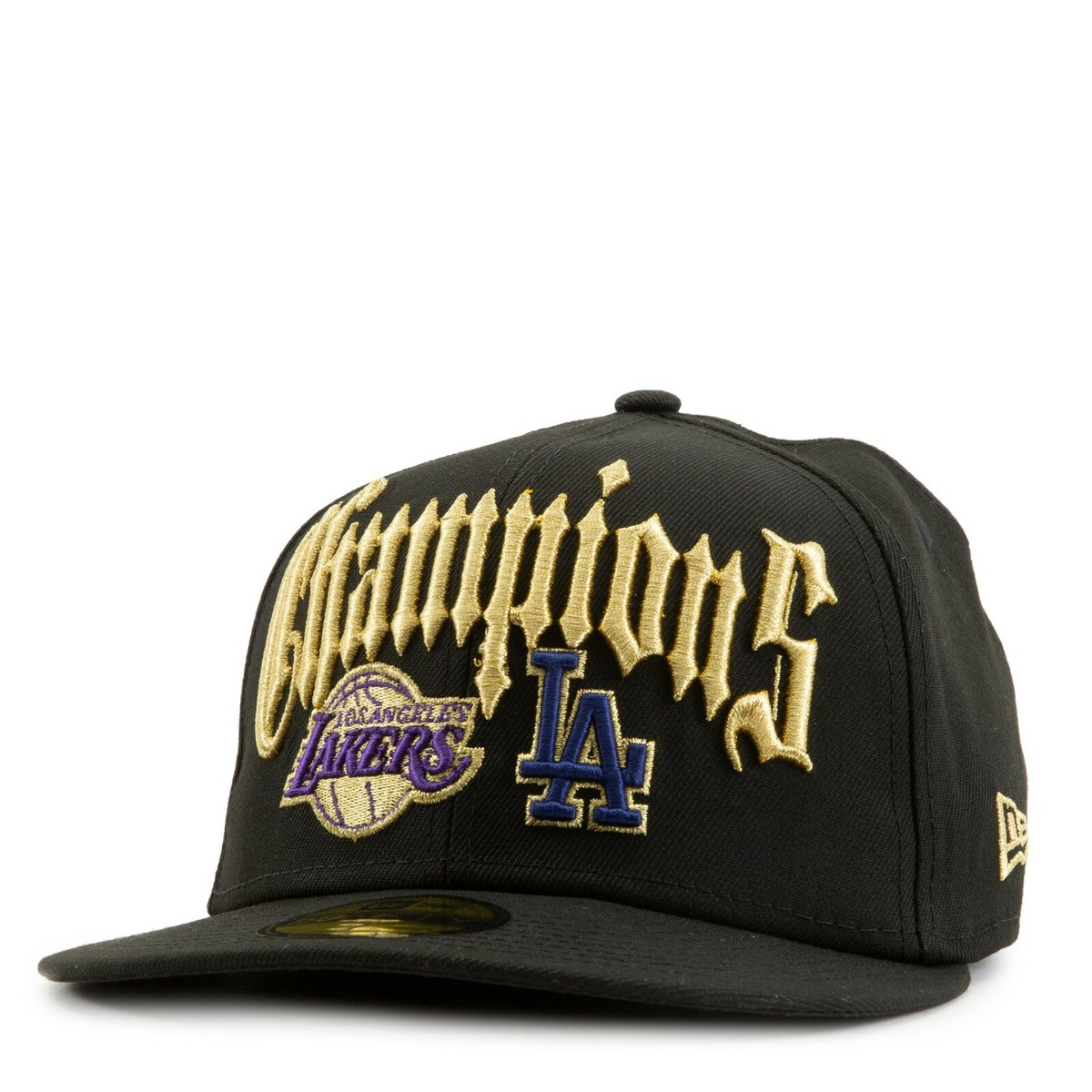 New Era 59 Fifty Los Angeles DODGERS LAKERS Dual Champions Fitted