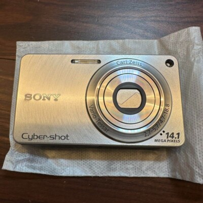 Sony Cyber-shot DSC-W350 14.1MP Digital Camera - Silver for sale