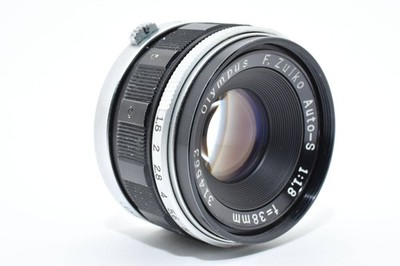 Olympus F.ZUIKO Auto-S 38mm F/1.8 MF Lens for PEN-F FT Excellent