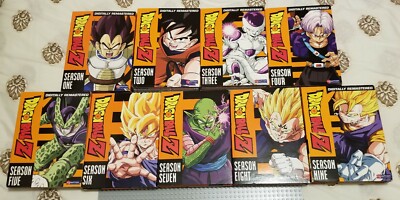 Dragon Ball Z Remastered Complete DVD Set Collection Orange Brick