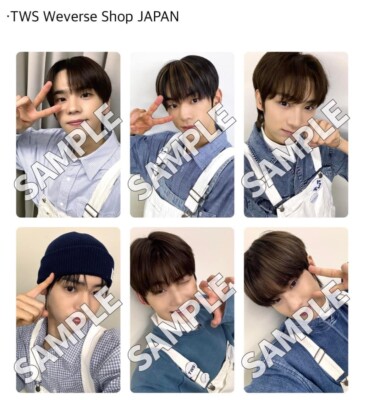 TWS SPARKLING BLUE Weverse shop Japan Lucky Draw phototocard