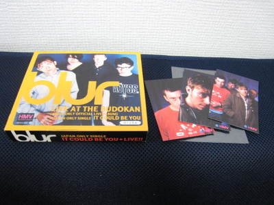 Blur Live at Budokan + It Could to Be You Japan CD HMV Box Damon
