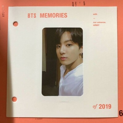 BTS Memories 2019 Blu-ray Photocard V Jungkook JIMIN SUGA RM J