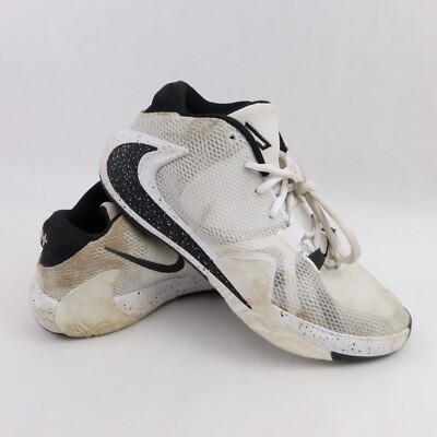 Nike Basketball Shoes Mens 10 White Black OreoZoom Freak 1