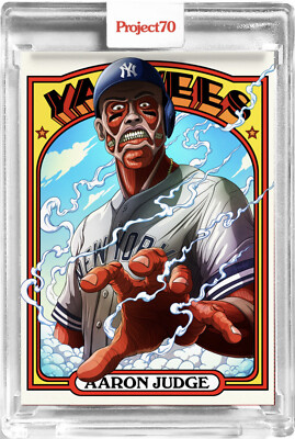 Aaron Judge ATTACK ON TITAN By. Alex Pardee Topps Project 70 Card
