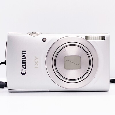 Canon PowerShot IXY 200 Silver ELPH 185 Digital Camera 20MP 85