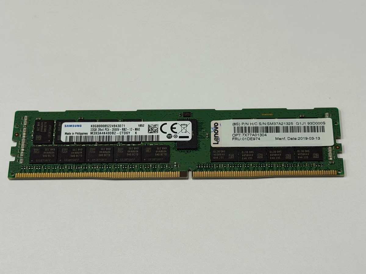 PC4-21300 (DDR4-2666) Bus Speed DIMM DDR4 SDRAM Memory (RAM) for