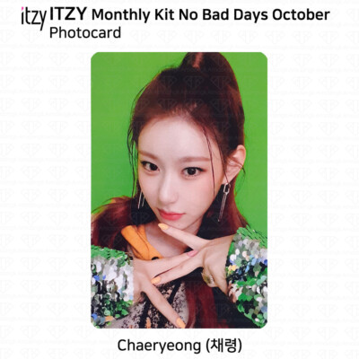 ITZY No Bad Days Monthly Kit October Official Photocard