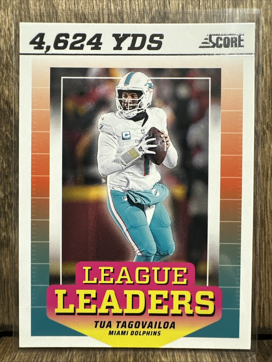 Tua Tagovailoa 2024 Panini Score League Leaders #LL-TTA Miami