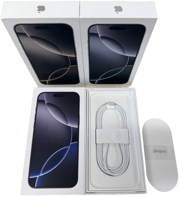 Genuine Apple iPhone 16 Pro Max Box with Accessories - Empty Box