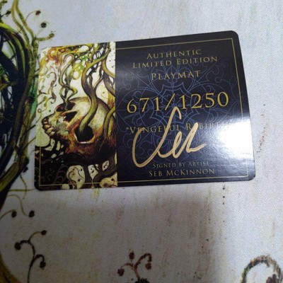 Vengeful Rebirth Playmat Seb McKinnon Signed MTG | eBay