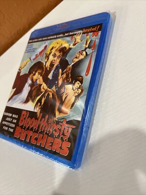 BLOODTHIRSTY BUTCHERS (1970) BLU-RAY CODE RED BRAND NEW OOP RARE