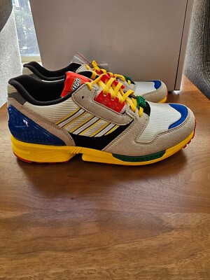 Brand New Adidas ZX 8000 LEGO Limited Edition Shoes Men's Size 10