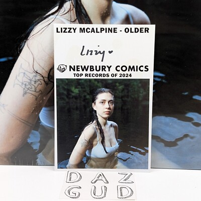 SIGNED LIZZY MCALPINE - Older LP Clear Vinyl w Autographed