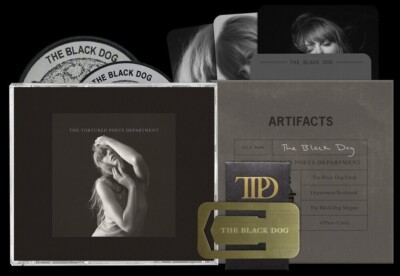 Taylor Swift TTPD Deluxe CD Black Dog Bonus Collectors Edition