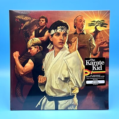 The Karate Kid Vinyl 40th Anniversary Vinyl Soundtrack 2 x LP Koi