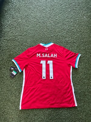 Nike Liverpool Men's Home Jersey 20/21 Legend M.Salah #11 - Red | eBay