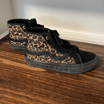 Vans Skate Sk8-hi Cher Strauberry Leopard Print Shoes Sneakers