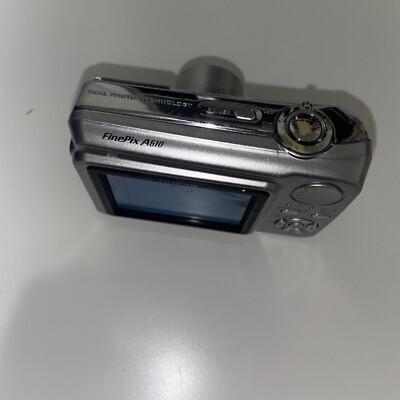 Fujifilm FinePix A610 6.3 MP Digital Camera - Silver - Powers On