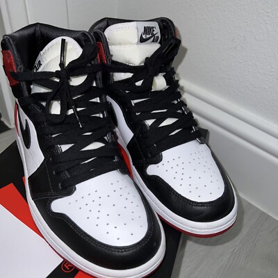 Women's Nike Air Jordan 1 Retro High OG W Satin Black Toe Red