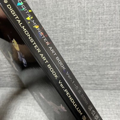 Bandai Digital Monster Art Book Ver.1-5 & 20th & Pendulum Set