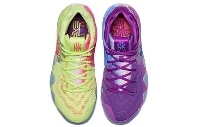 Nike Kyrie 4 Confetti Purple Yellow AJ1691-900 Men's Size | eBay