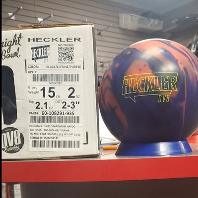 15lb DV8 Heckler Bowling Ball NEW Undrilled NIB!!! | eBay