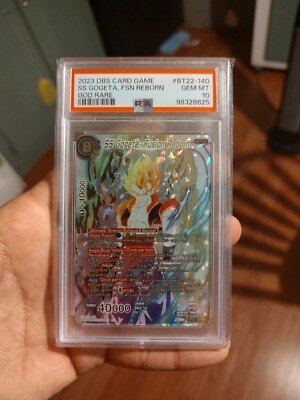 2023 SS Gogeta Fusion Reborn #BT22-140 GDR God Rare - PSA 10