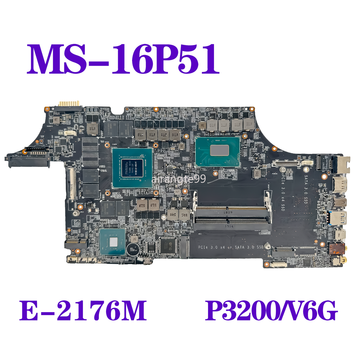 For MSI GL63 8RDS GP63 8RE MS-16P51 Motherboard i5 i7 GTX1050Ti