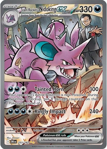 2025 POKEMON JPN SV10-SPECIAL ART RARE TEAM ROCKET'S NIDOKING EX