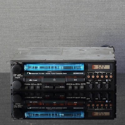 Rare Vintage Nakamichi TD-500 Mobile Tuner Cassette Deck Tested
