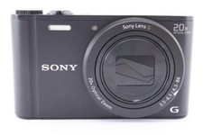 Sony Cyber-shot DSC-WX350 18.2MP Digital Camera - Black for sale