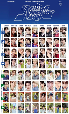 ZB1 ZEROBASEONE x Never Say Never icon ordinary verPHOTOCARD