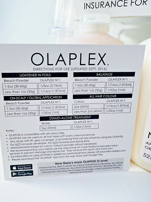 Olaplex # 1 Bond Multiplier 525 ml and #2 Bond Perfector 525 ml x