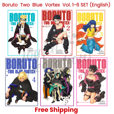 Boruto: Two Blue Vortex Manga Volume 1-6 FULL SET English Version