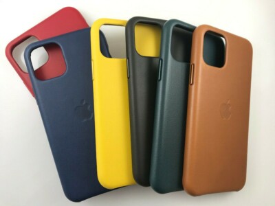 Original Genuine Authentic Apple Leather Case / cover for iPhone