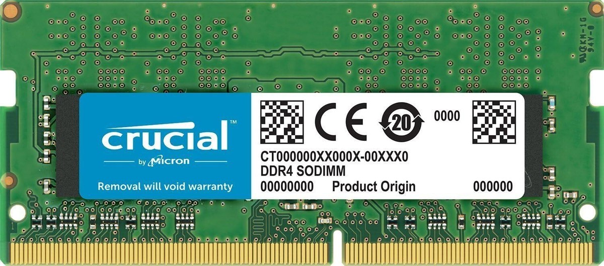 Crucial DDR4 8GB 3200 MHz PC4-25600 260-Pin SODIMM Notebook Memory
