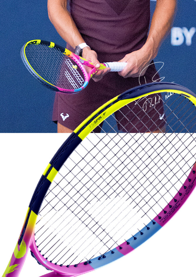 Babolat 2023 Pure Aero RAFA Tennis Racquet Racket 100sq 290g 16x19