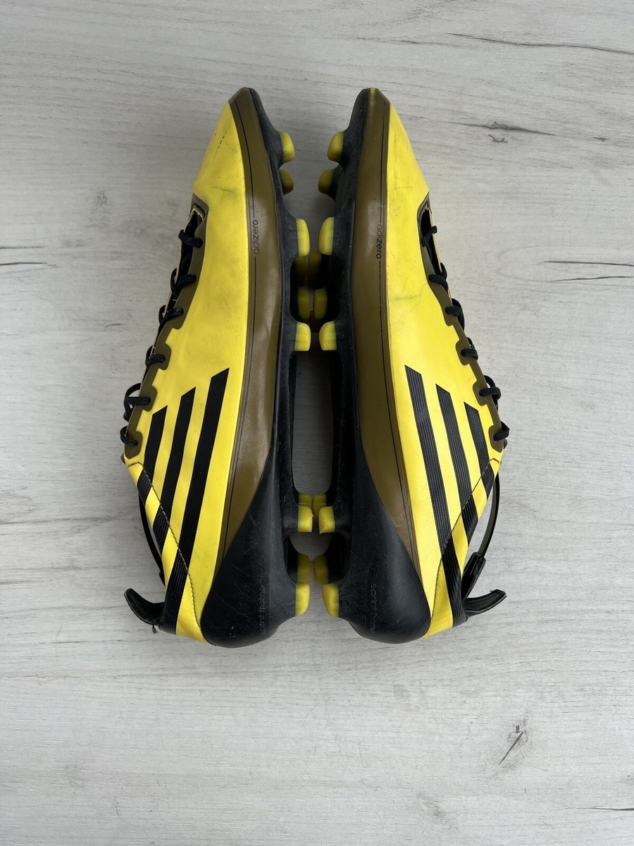 Adidas F50 Adizero FG Yellow Black Football Cleats Soccer Boots