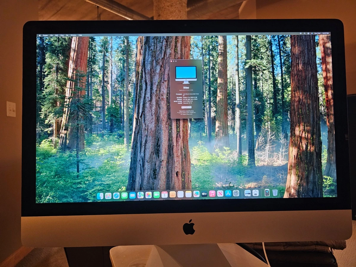 Apple iMac with Retina 5K display SSD (Solid State Drive) Apple