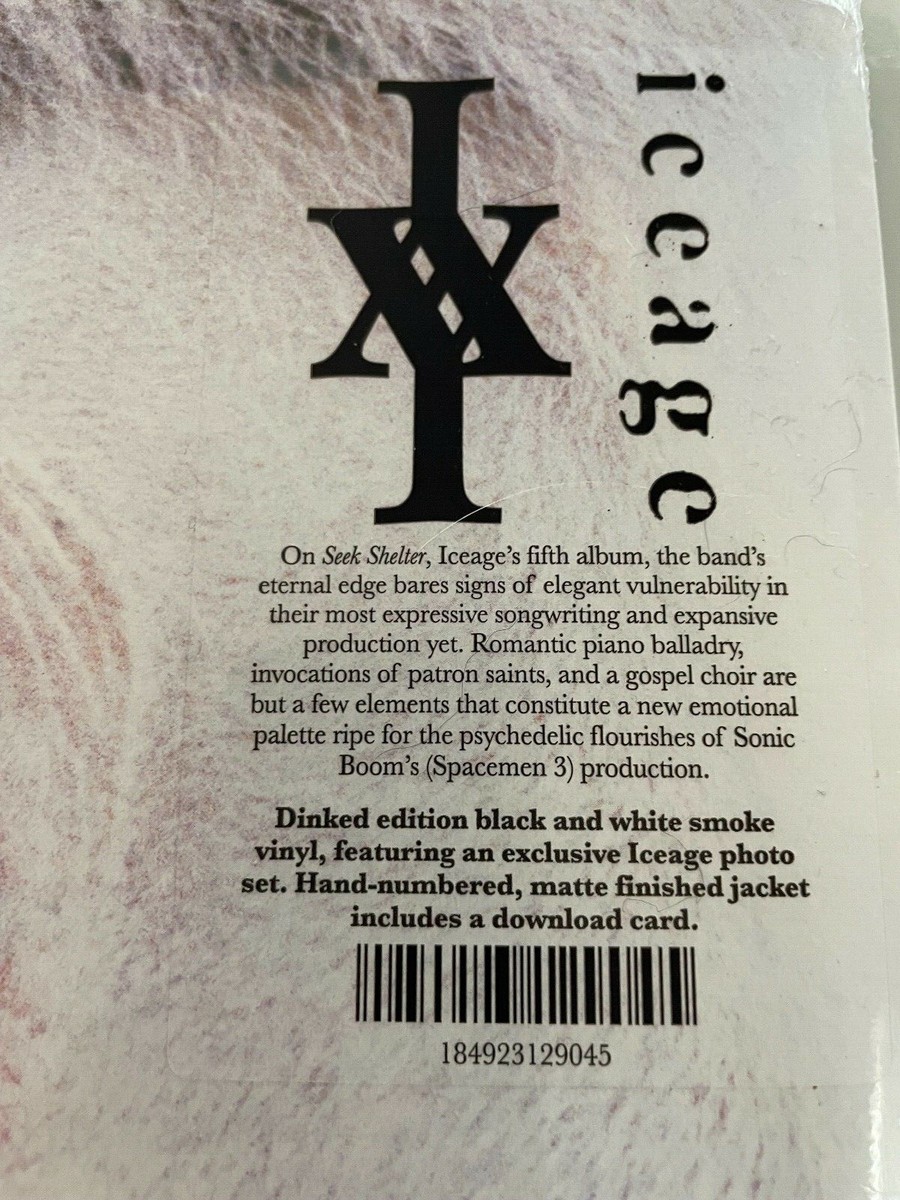 Iceage - Seek Shelter Dinked Edition Black White Smoke Vinyl LP