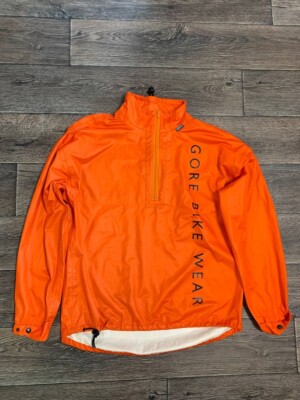 gore bike wear jacket men windstopper orange size XL made in Czech