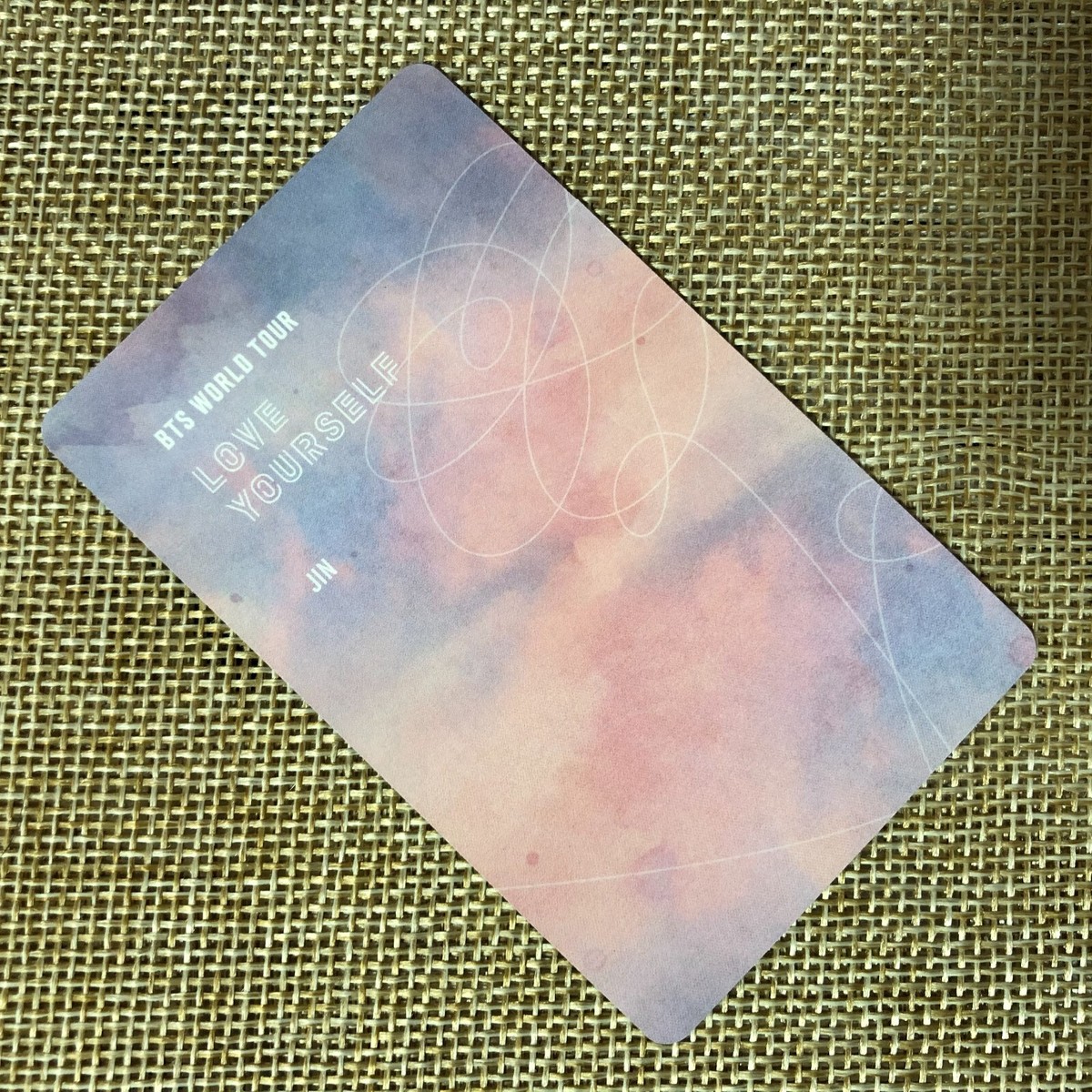 BTS JIN [ Love Yourself World Tour Seoul DVD ] Official Photocard