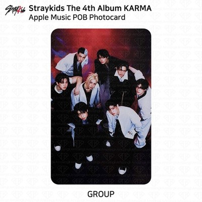 Stray Kids The 4th Album Karma Applemusic POB Photocard KPOP K-POP
