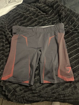 Gymshark Onyx 5.0 Seamless Half Tight Black/Carmine Red XL | eBay