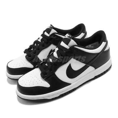 Size 6 - Nike Dunk Low GS Black/White for sale online | eBay